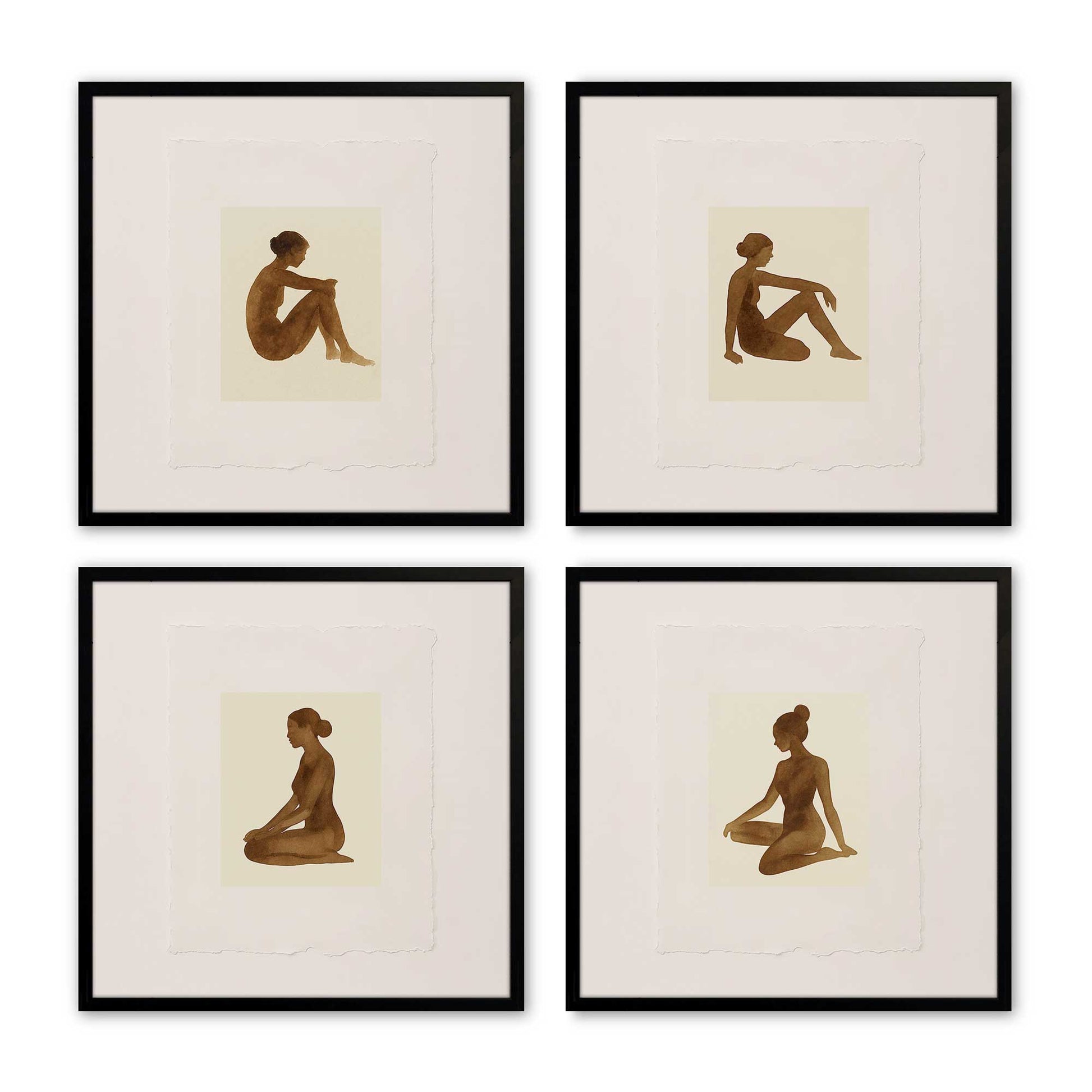 [Color:Satin Black], Picture of art in a Satin Black frame