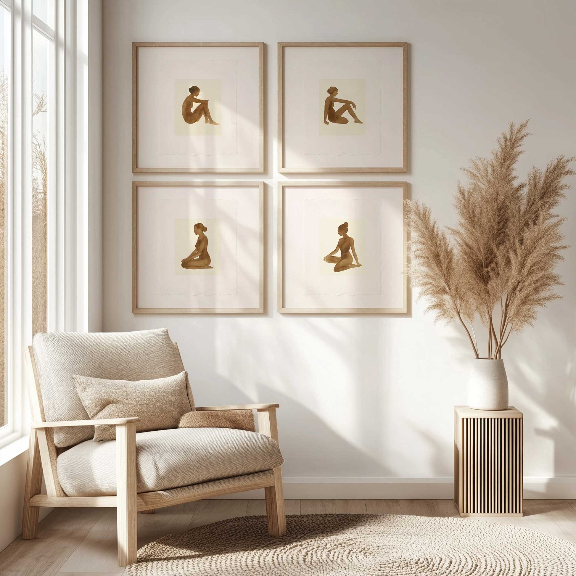 [Color:American Maple], Picture of art in a American Maple frame