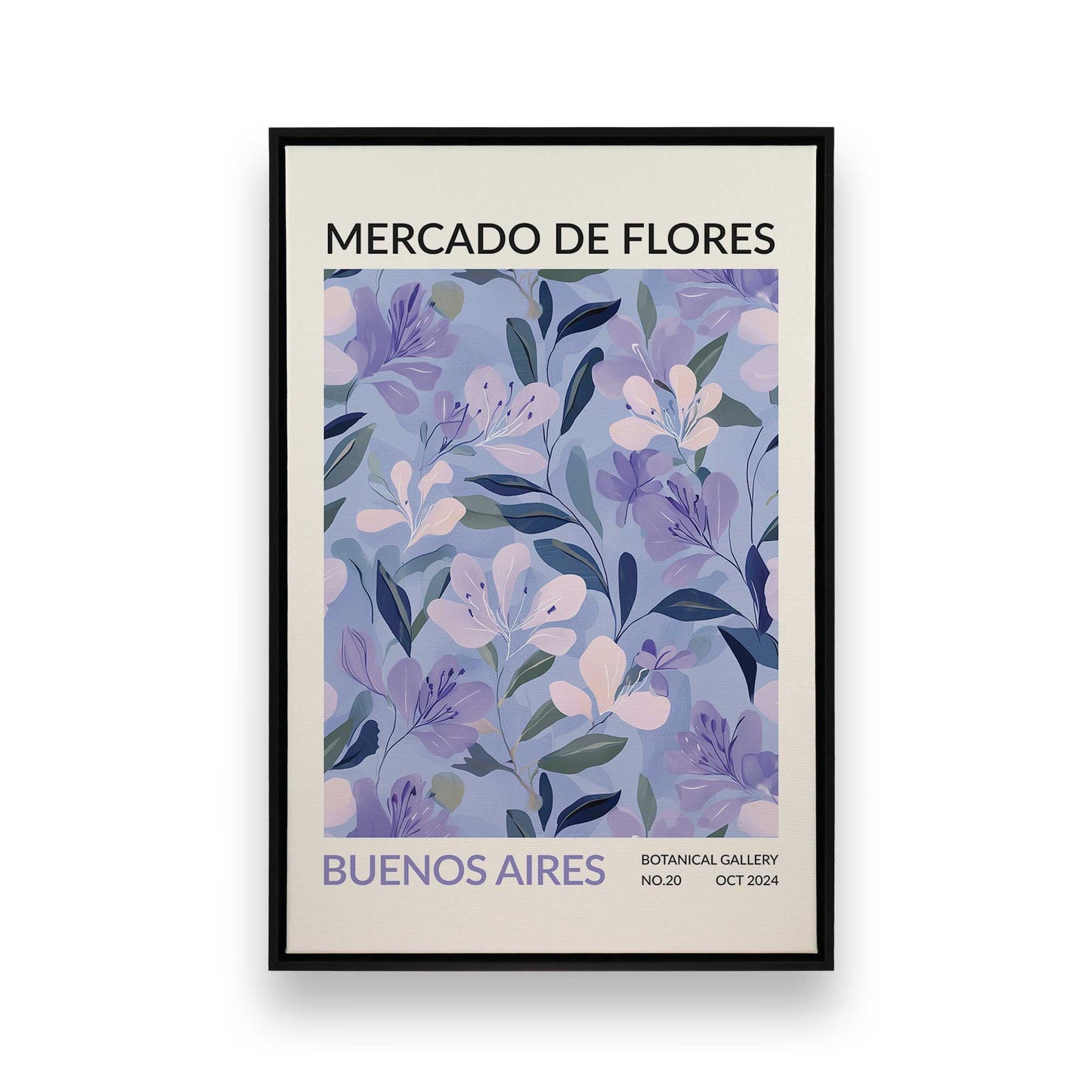 [Color:Satin Black], Picture of art in a Satin Black frame