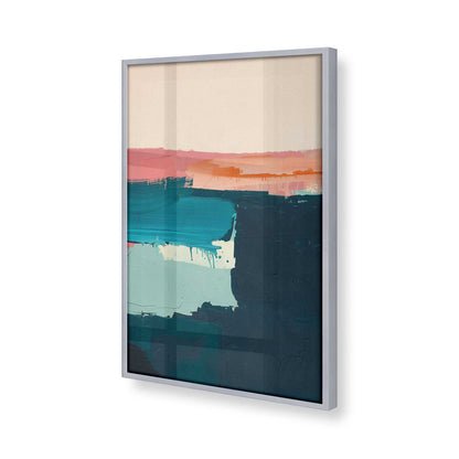 [Color:Polished Chrome], Picture of art in a Polished Chrome frame at an angle