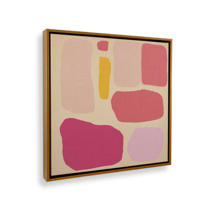 [Color:Polished Gold], Picture of art in a Polished Gold frame at an angle