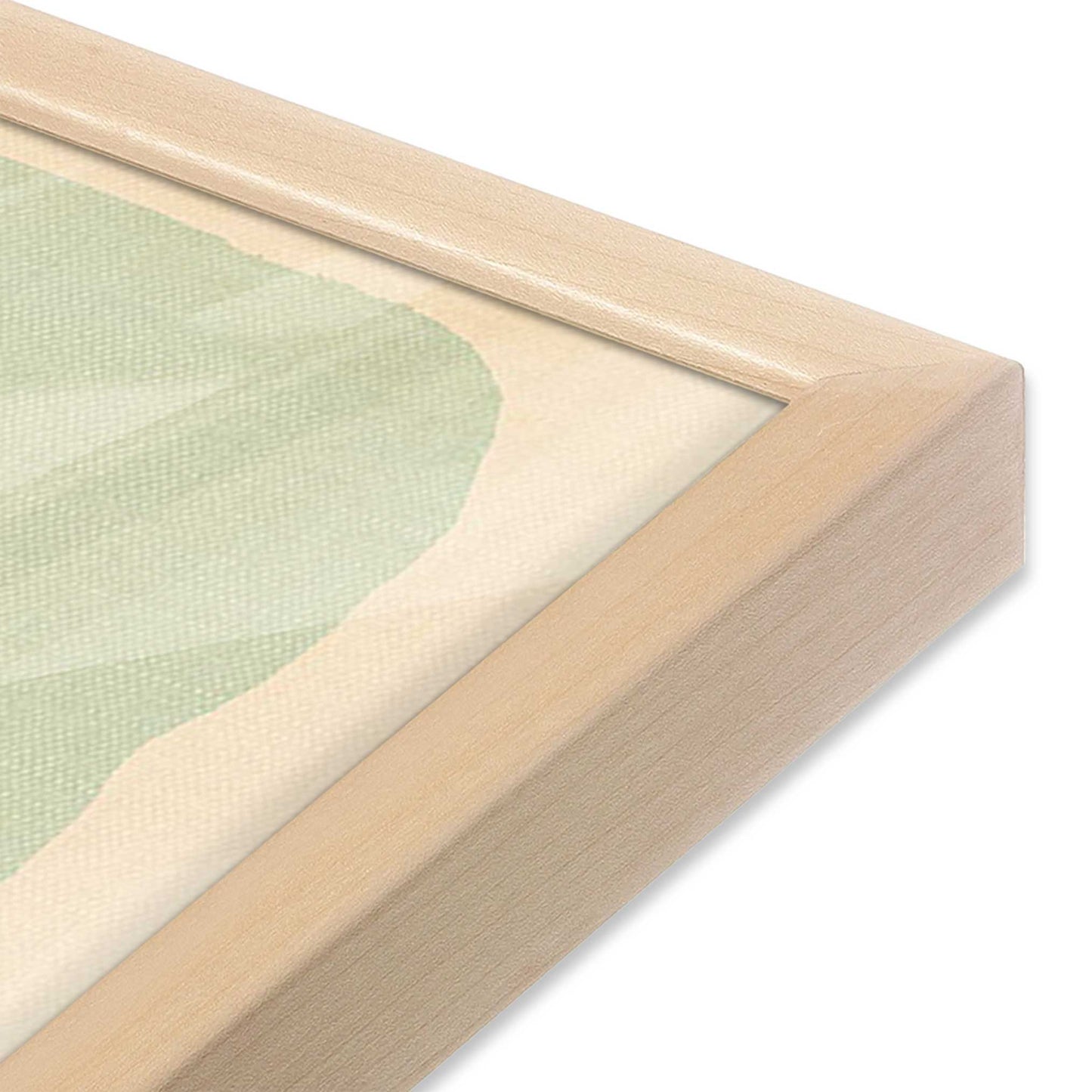 [Color:Raw Maple], Picture of art in a Raw Maple frame of the corner