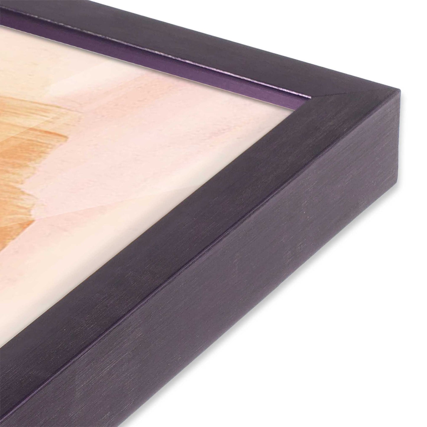 [Color:Purple Iris], Picture of art in a Purple Iris frame of the corner