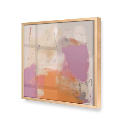 [Color:Raw Maple], Picture of art in a Raw Maple frame at an angle