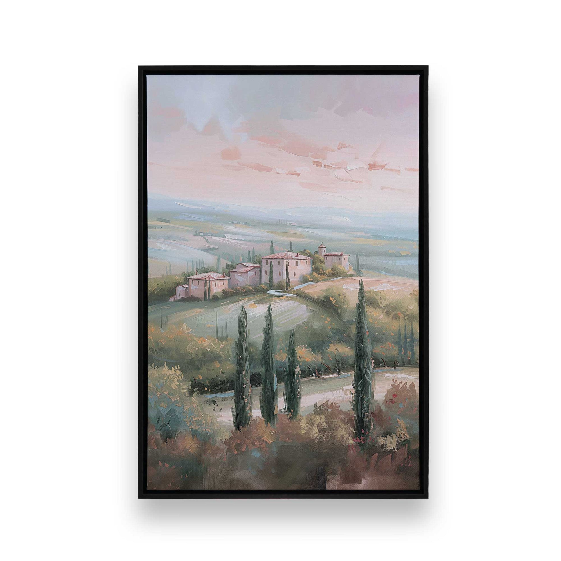 [Color:Satin Black], Picture of art in a Satin Black frame