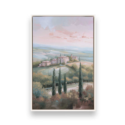 [Color:Opaque White], Picture of art in a White frame