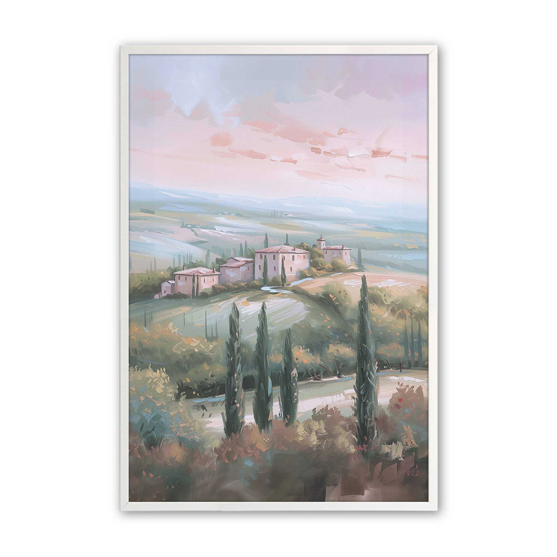 [Color:Opaque White], Picture of art in a Opaque White frame