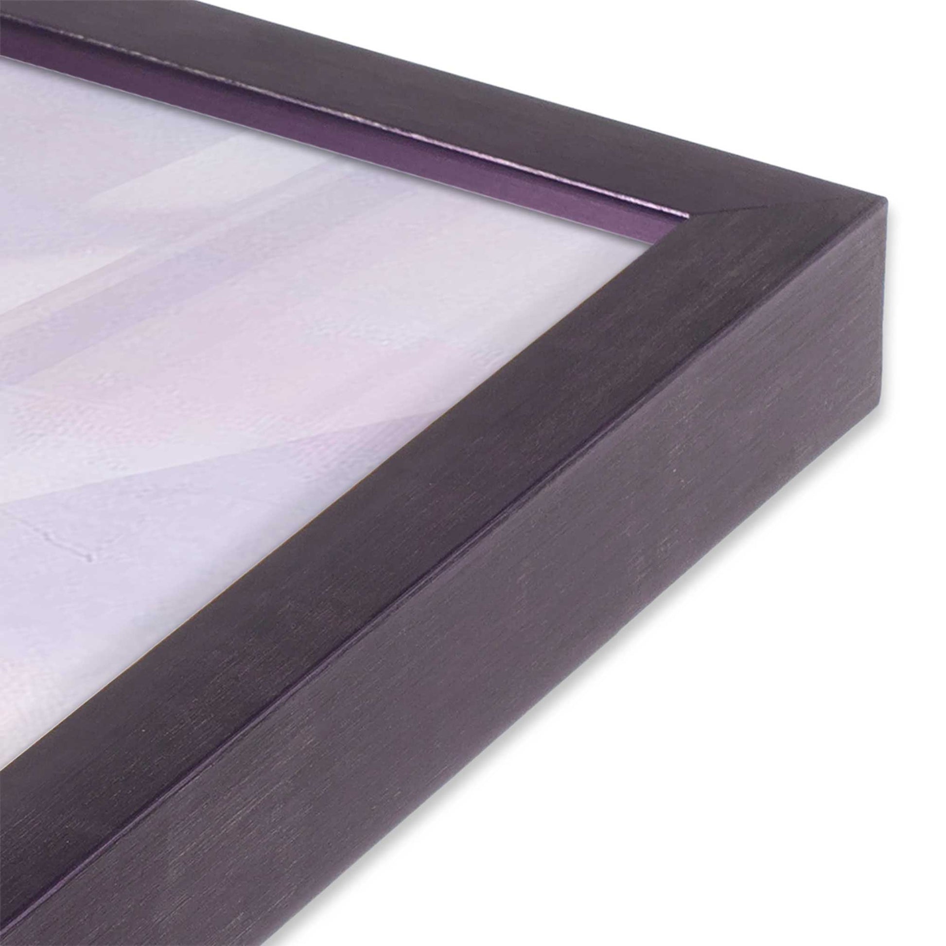 [Color:Purple Iris], Picture of art in a Purple Iris frame of the corner