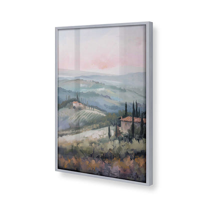 [Color:Polished Chrome], Picture of art in a Polished Chrome frame at an angle