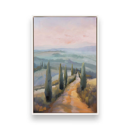 [Color:Opaque White], Picture of art in a White frame