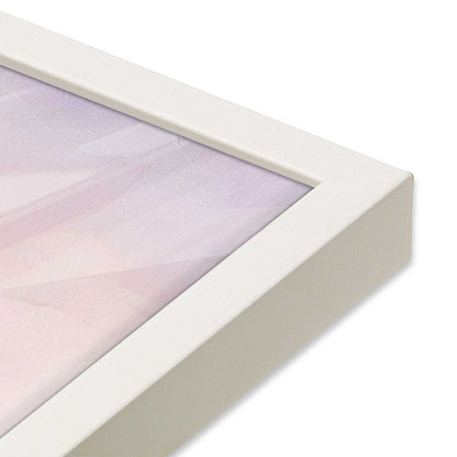 [Color:Opaque White], Picture of art in a Opaque White frame of the corner