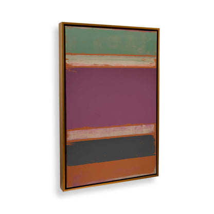 [Color:Polished Gold], Picture of art in a Polished Gold frame at an angle