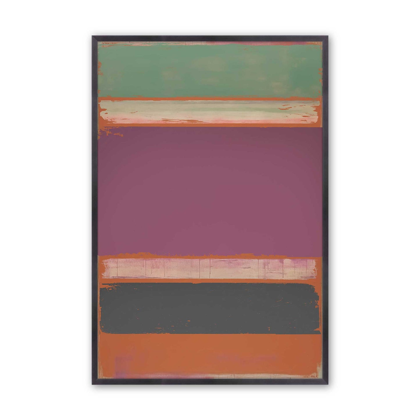[Color:Weathered Zinc], Picture of art in a Weathered Zinc frame