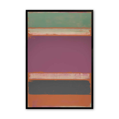 [Color:Satin Black], Picture of art in a Satin Black frame