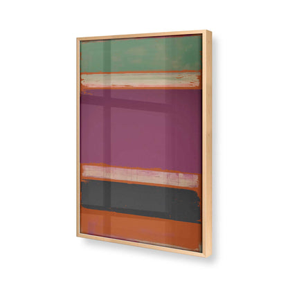 [Color:Raw Maple], Picture of art in a Raw Maple frame at an angle