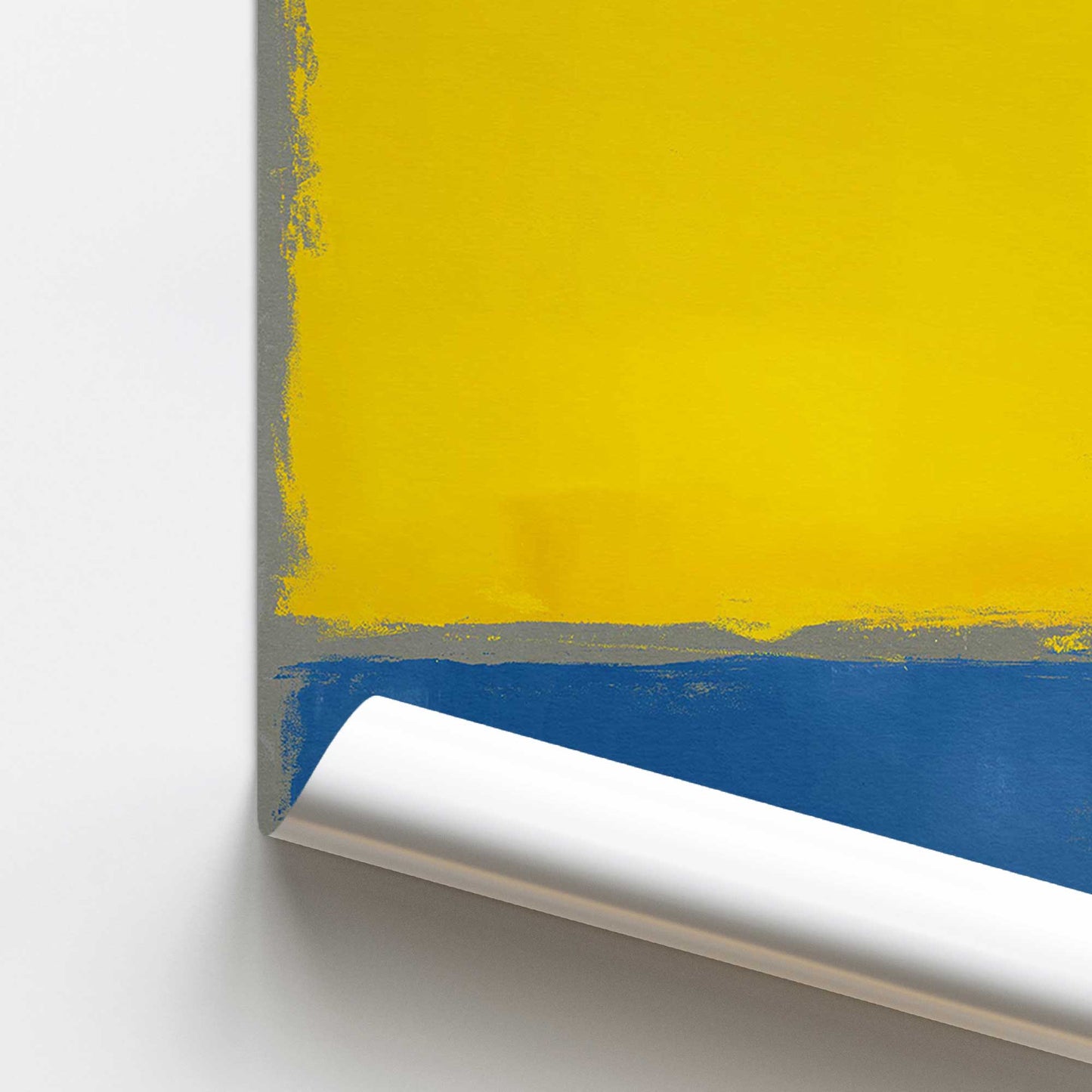Grey Horizon Glow Promotional Rolled Print