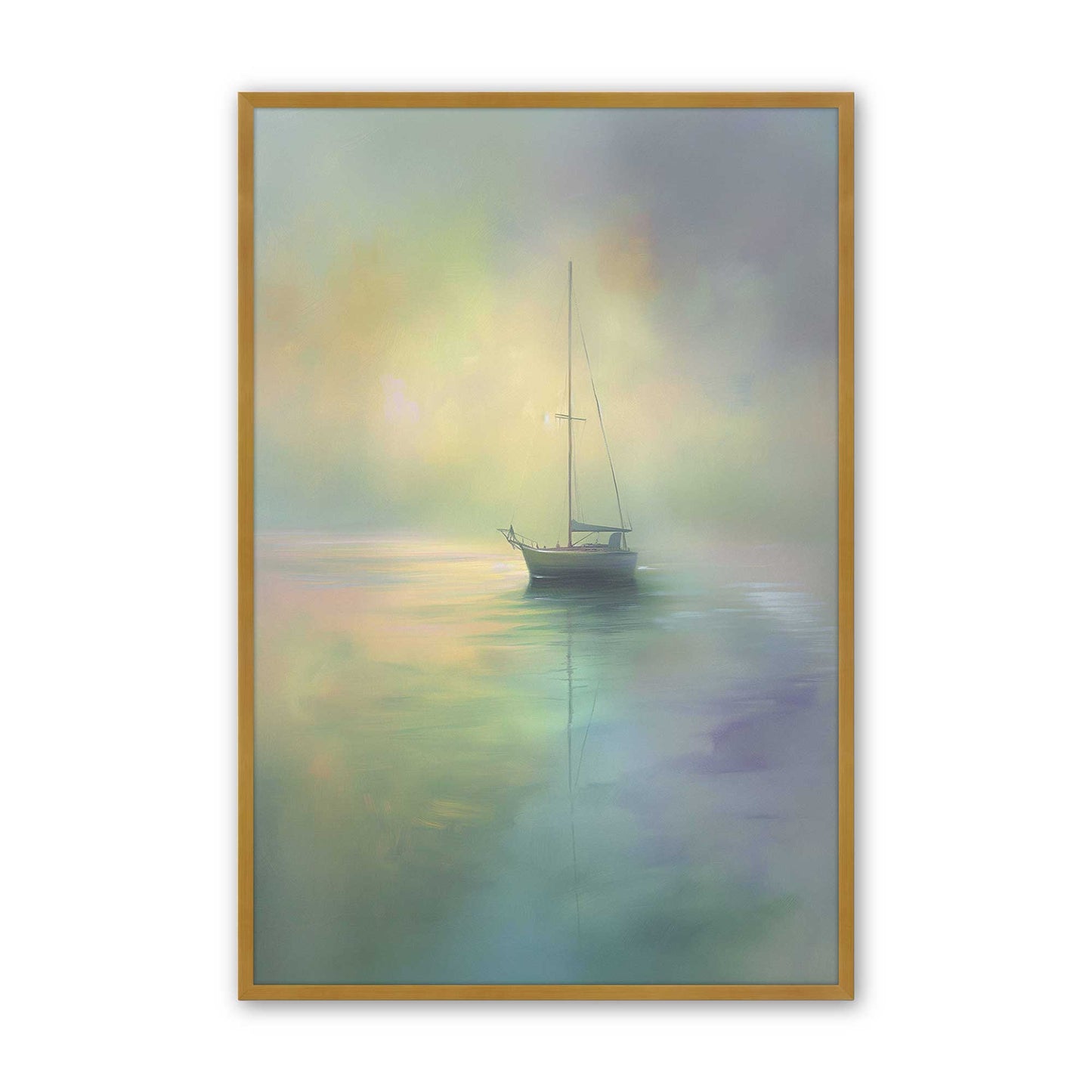 [Color:Polished Gold], Picture of art in a Polished Gold frame