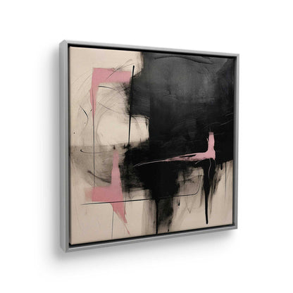 [Color:Polished Chrome], Picture of art in a Polished Chrome frame at an angle