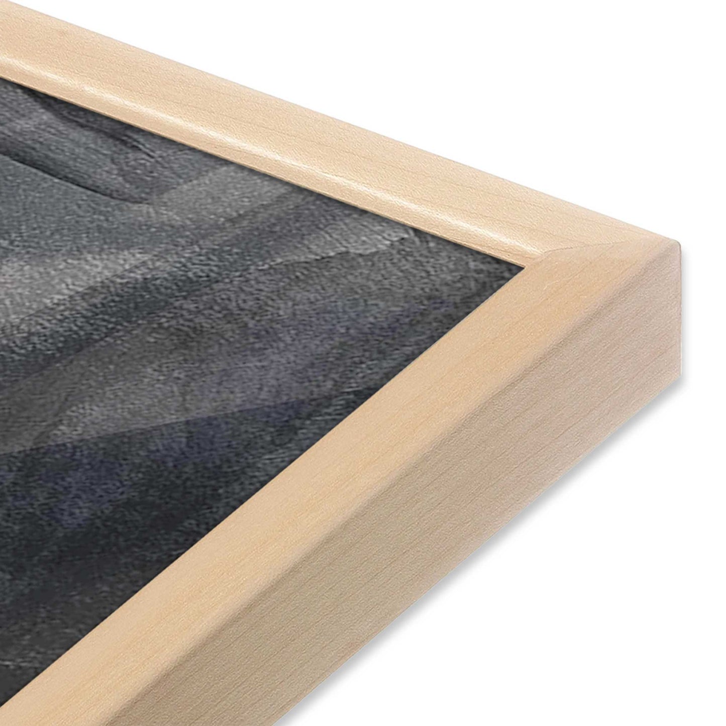 [Color:Raw Maple], Picture of art in a Raw Maple frame of the corner