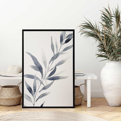 Monochrome Botanica v1 Print on Canvas