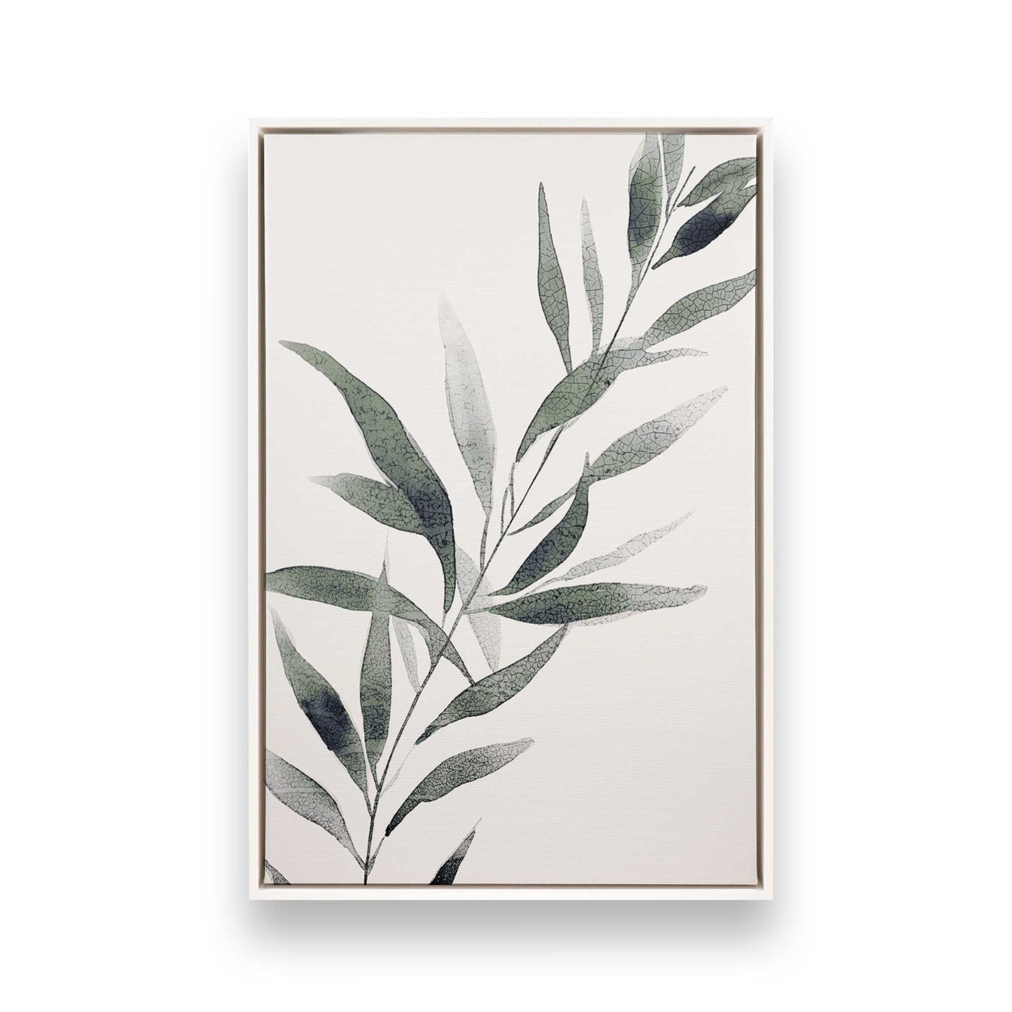 [Color:Opaque White], Picture of art in a White frame