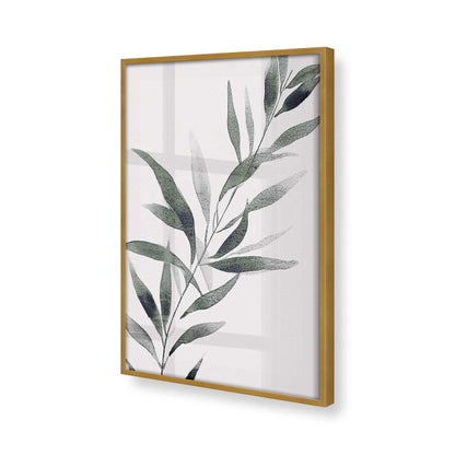 [Color:Polished Gold], Picture of art in a Polished Gold frame at an angle