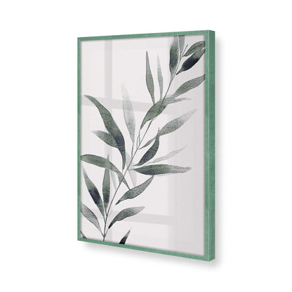 [Color:Lemon Grass], Picture of art in a Lemon Grass frame at an angle