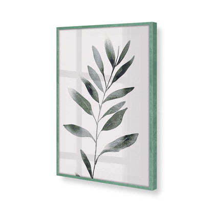 [Color:Lemon Grass], Picture of art in a Lemon Grass frame at an angle