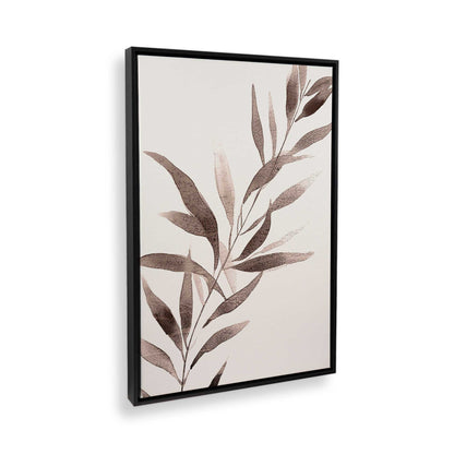 [Color:Satin Black], Picture of art in a Satin Black frame at an angle