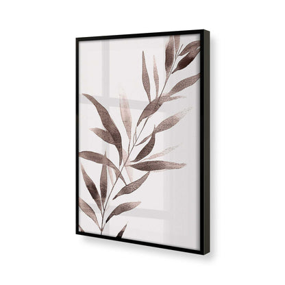 [Color:Satin Black], Picture of art in a Satin Black frame at an angle