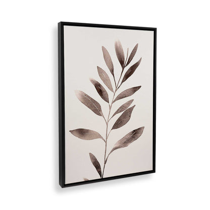 [Color:Satin Black], Picture of art in a Satin Black frame at an angle