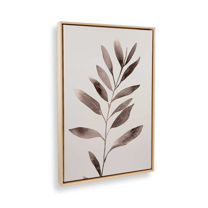 [Color:American Maple], Picture of art in a American Maple frame at an angle