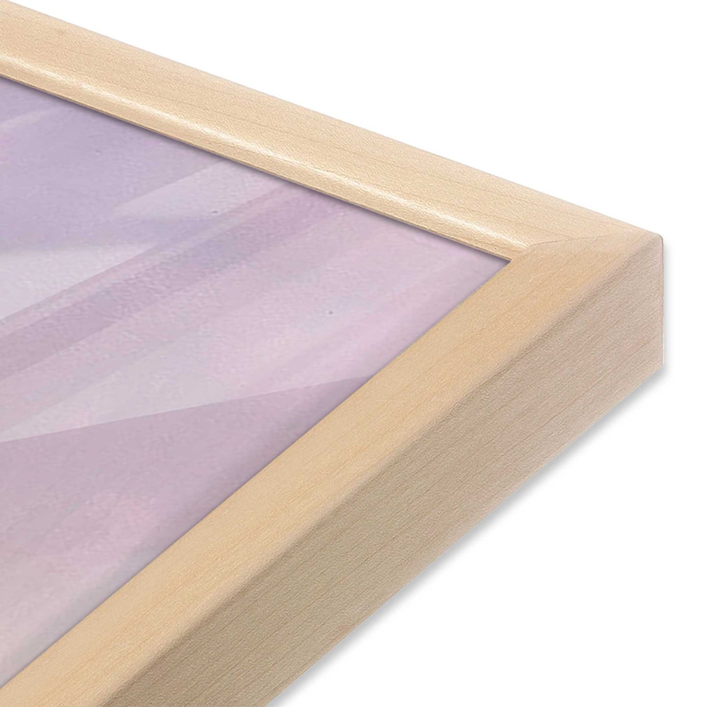 [Color:Raw Maple], Picture of art in a Raw Maple frame of the corner