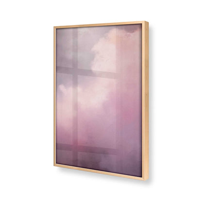 [Color:Raw Maple], Picture of art in a Raw Maple frame at an angle