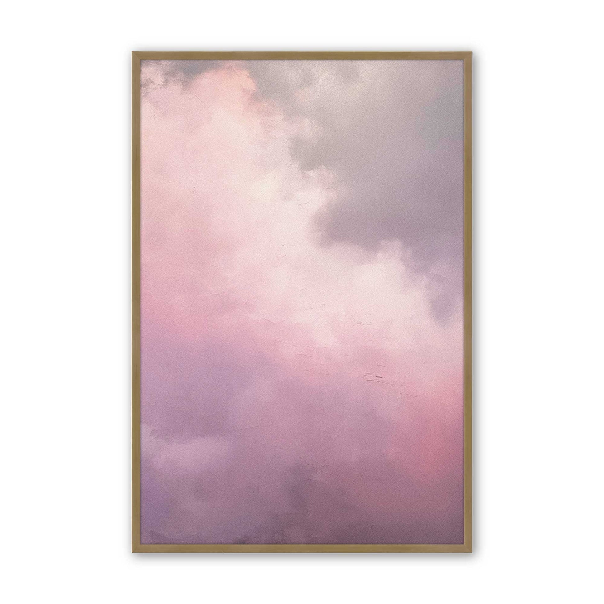 [Color:Brushed Gold], Picture of art in a Brushed Gold frame