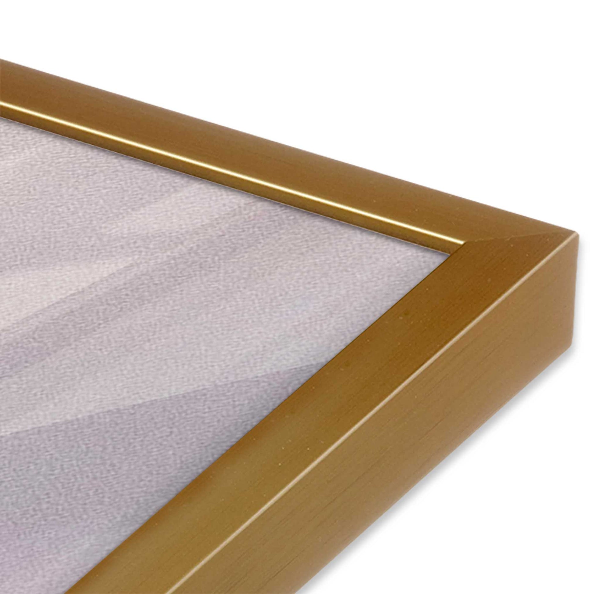 [Color:Polished Gold], Picture of art in a Polished Gold frame of the corner