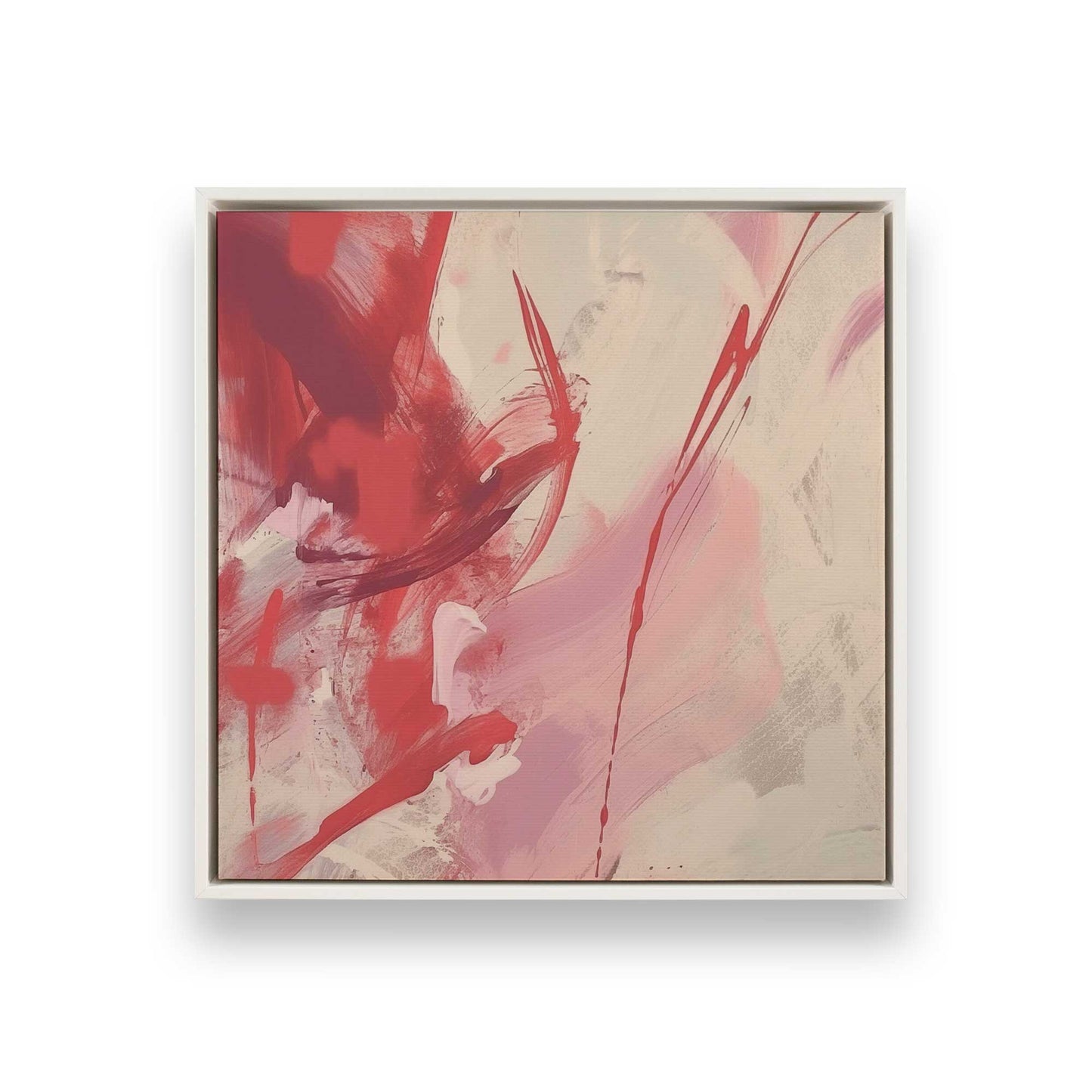 [Color:Opaque White], Picture of art in a White frame