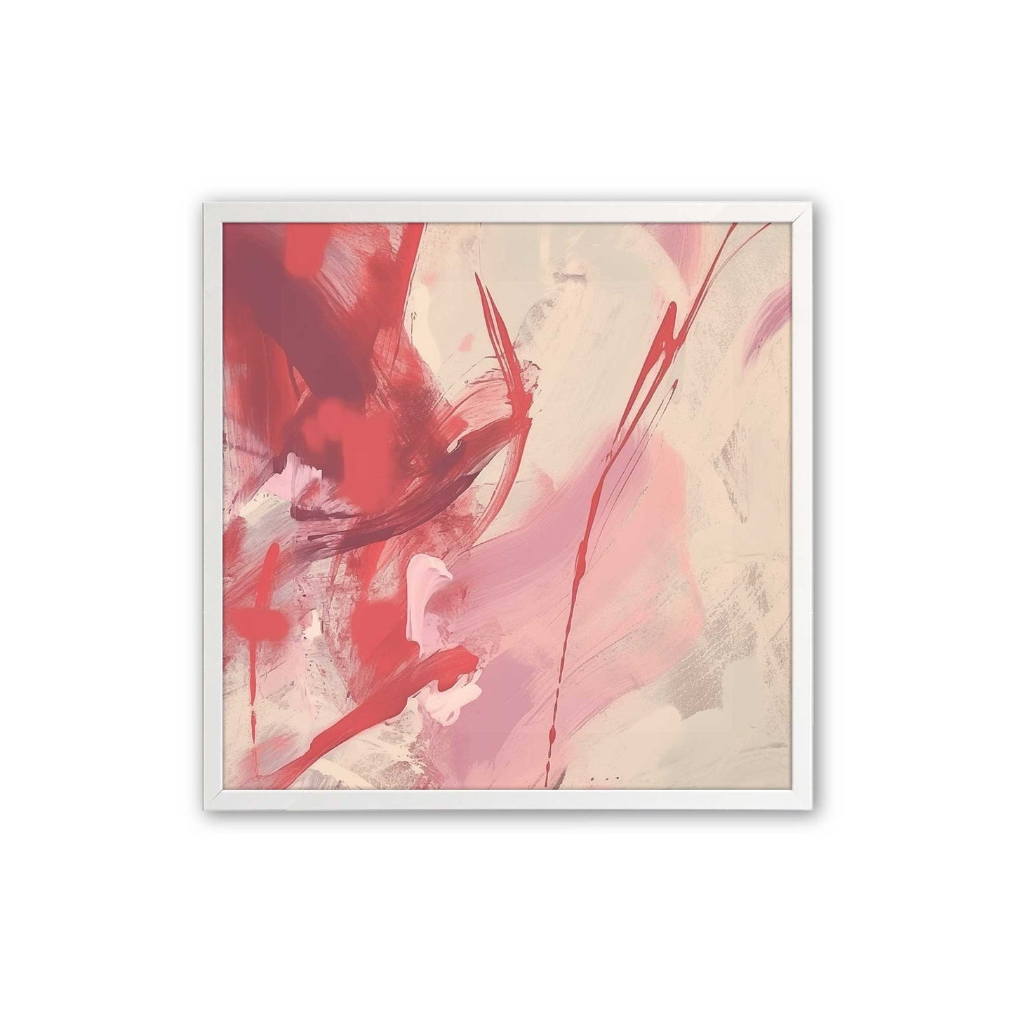 [Color:Opaque White], Picture of art in a Opaque White frame