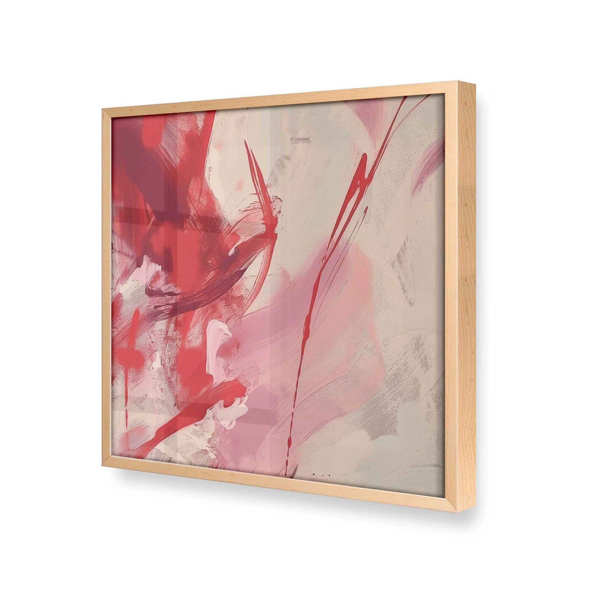 [Color:Raw Maple], Picture of art in a Raw Maple frame at an angle