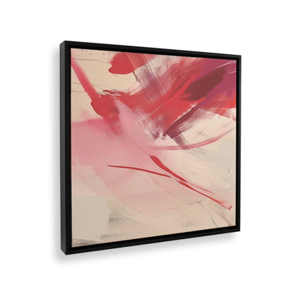 [Color:Satin Black], Picture of art in a Satin Black frame at an angle