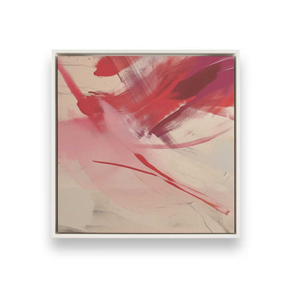 [Color:Opaque White], Picture of art in a White frame