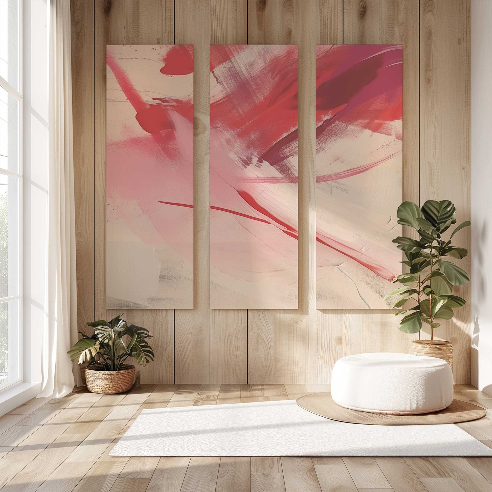 [Color:Stretched Canvas], Picture of art in a room