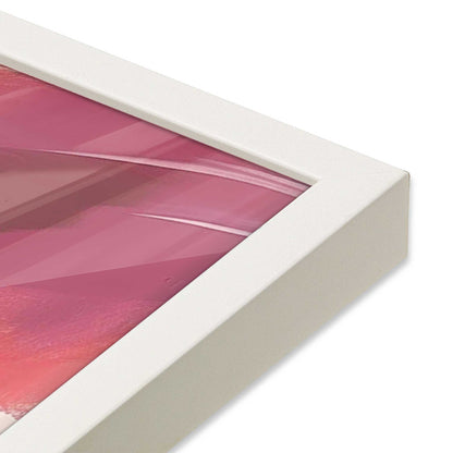 [Color:Opaque White], Picture of art in a Opaque White frame of the corner