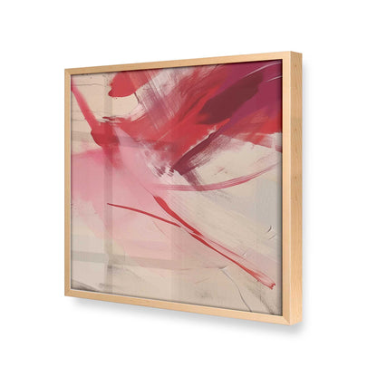 [Color:Raw Maple], Picture of art in a Raw Maple frame at an angle