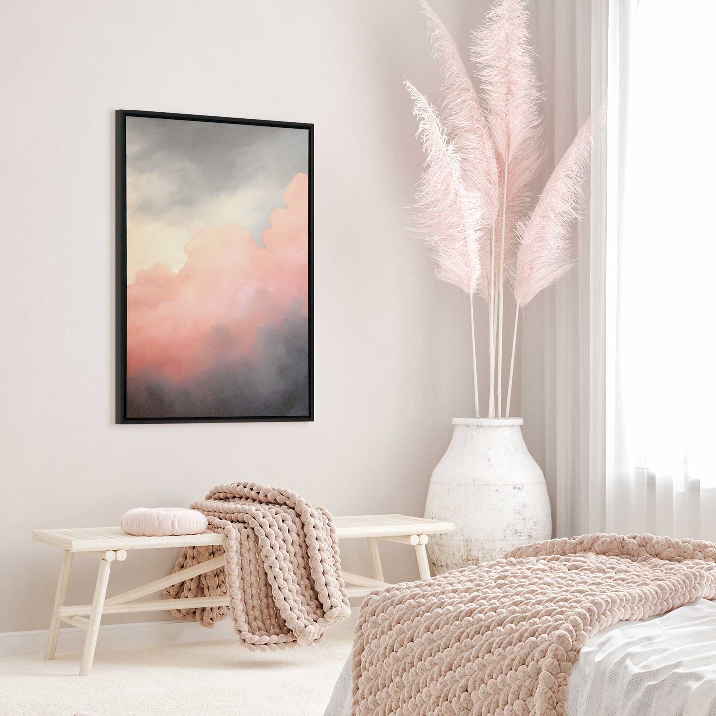 Rosy Twilight v1 Print on Canvas