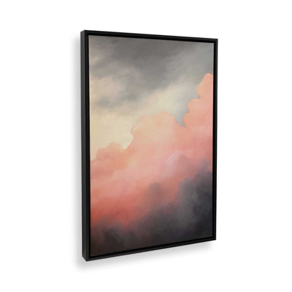 [Color:Satin Black], Picture of art in a Satin Black frame at an angle