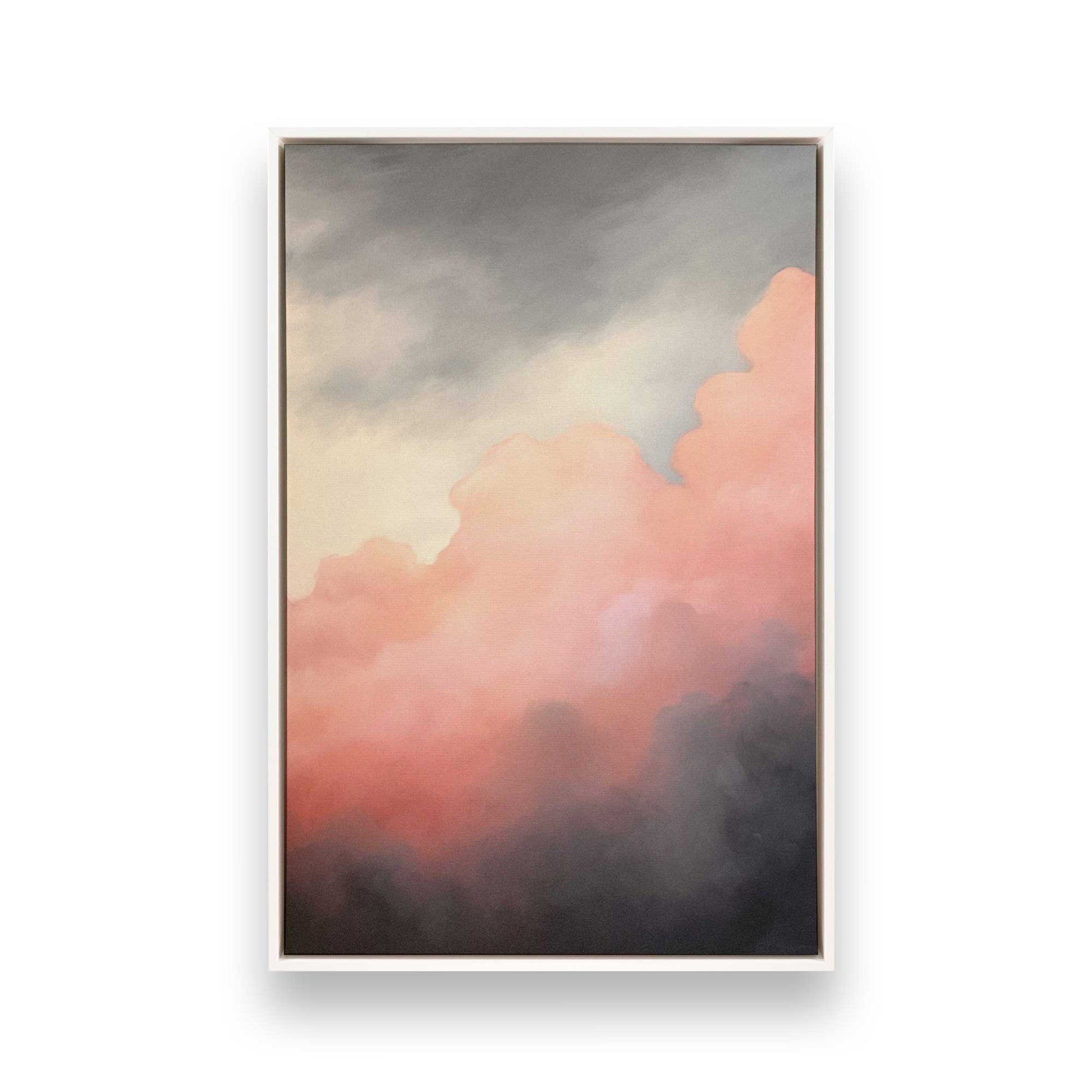 [Color:Opaque White], Picture of art in a White frame