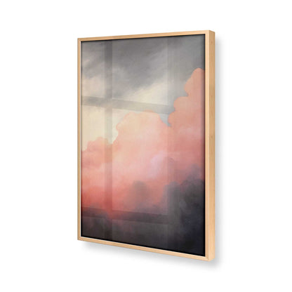 [Color:Raw Maple], Picture of art in a Raw Maple frame at an angle