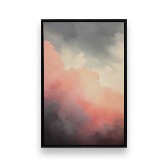 Picture of art in a Satin Black frame