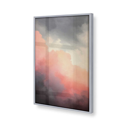 [Color:Polished Chrome], Picture of art in a Polished Chrome frame at an angle